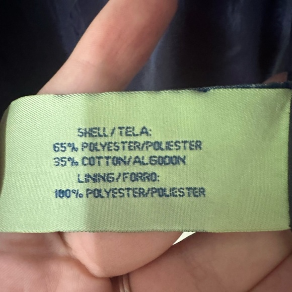 Vintage Mackintosh Nautical Boat Themed Navy Blue and Green Rain Coat - Picture 10 of 12